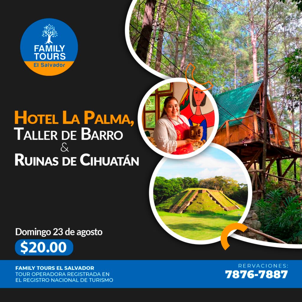 hotel la palma y ruinas de cihuatán